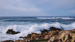 海洋,海,波