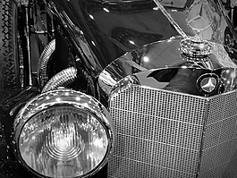 oldtimer,奔馳,聚光燈