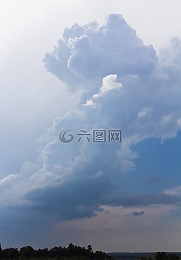 暴风雨打猎,气象,积云