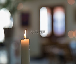 光,蠟燭,背景虛化