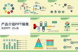 扁平化產(chǎn)品宣傳ppt模板