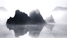 水墨山水免扣素材
