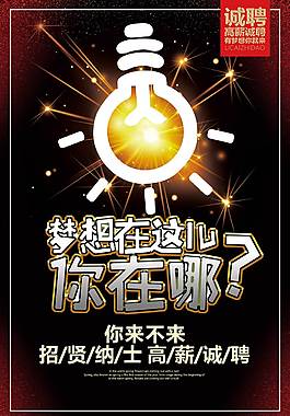 企業(yè)招聘海報(bào)