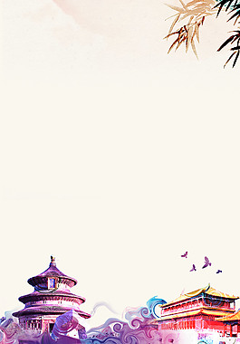 大氣天安門背景