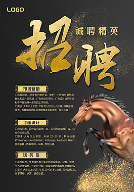 經(jīng)典企業(yè)招聘海報