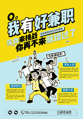 創(chuàng)意企業(yè)招聘海報
