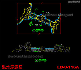 B跌水示意图