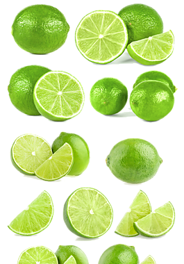 夏日青檸檬PNG素材