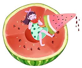 西瓜免扣元素