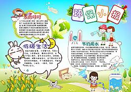 卡通環保小報