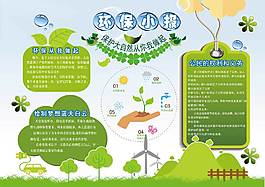 绿色清新环保小报