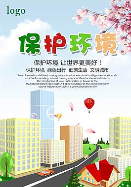 保護(hù)環(huán)境公益海報(bào)