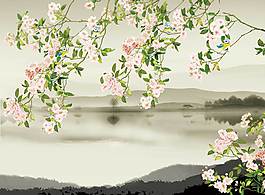 小清新桃花素材