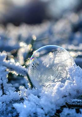 雪花廣告背景
