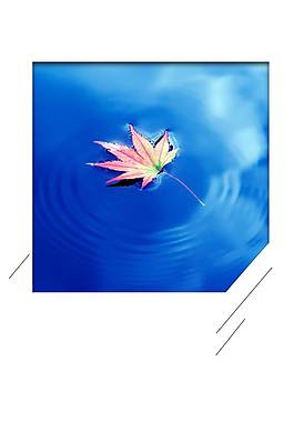 藍色精美廣告背景