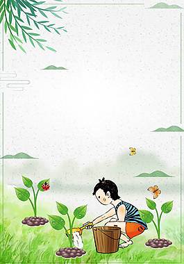 手繪精美廣告背景