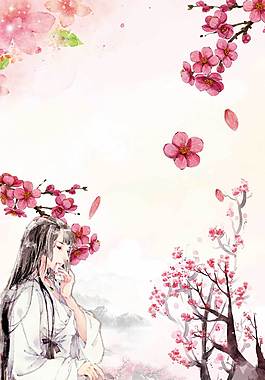 古典精美廣告背景