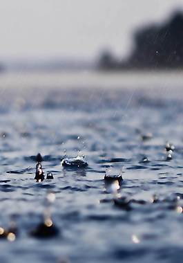 高清雨水廣告背景