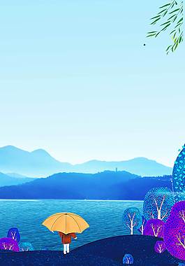 唯美廣告背景