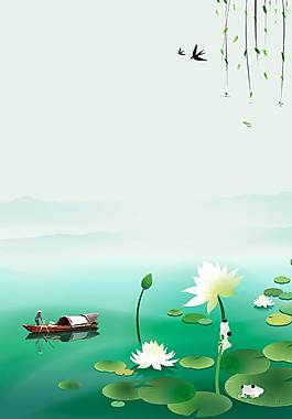 小清新廣告背景