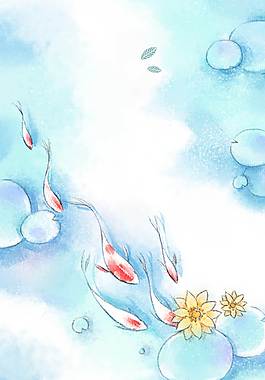 小清新精美廣告背景