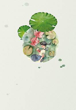 小清新廣告背景