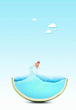 藍(lán)色精美廣告背景