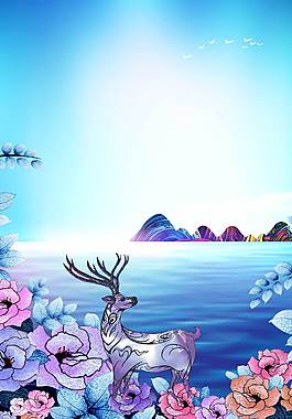 經(jīng)典廣告背景