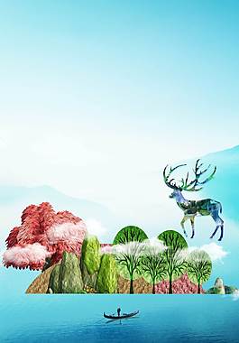 創(chuàng)意廣告背景