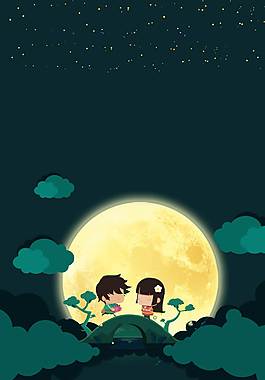 唯美小清新廣告背景