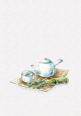 簡約文藝廣告背景