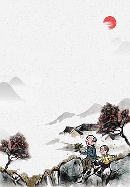 古典水墨廣告背景