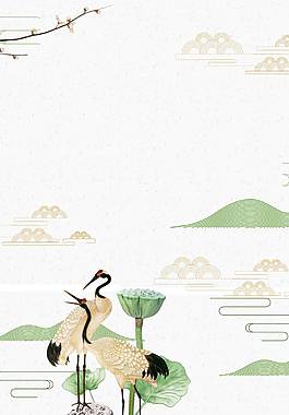 唯美小清新廣告背景