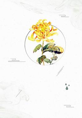 簡(jiǎn)約花卉廣告背景