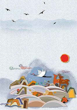 卡通創(chuàng)意廣告背景