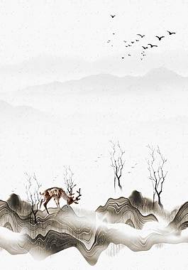 古典中國(guó)風(fēng)廣告背景