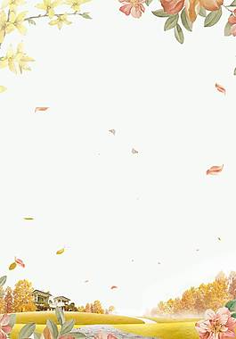 溫馨唯美廣告背景