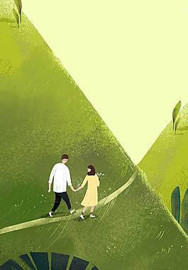 小清新廣告背景