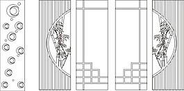 暗花 腰線 圖案 門圖 矢量 鏡花 線條