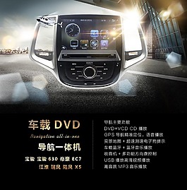車載DVD汽配海報(bào)素材