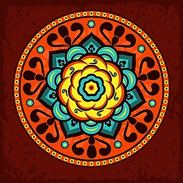 幾何圓形圖案