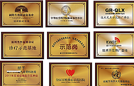 銅牌模牌   醫院  標志圖片