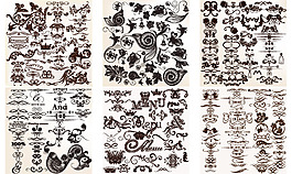 精美古典欧式花纹