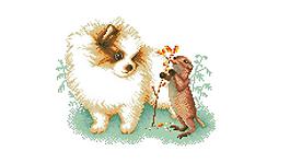 小狗和松鼠