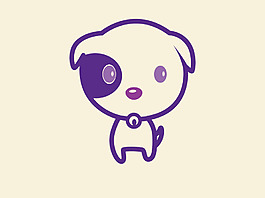 可爱狗狗素材