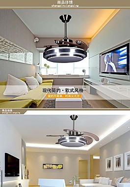 客廳簡約大吊燈-燈具描述