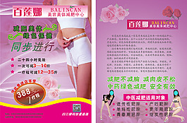 減肥瘦身spa矢量圖