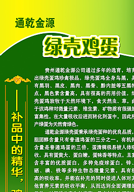 鸡蛋x展架图片