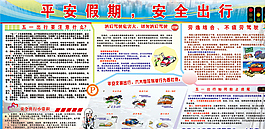 五一交通安全展板圖片