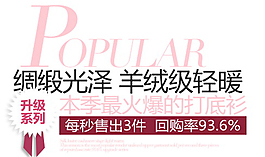 本季最火爆的打底衫排版字體素材